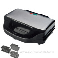 Waffle Sandwich Maker 2 Slices Non-stick Coating Sandwich BreakfastToaster Detachable Waffle/Grill Sandwich Maker